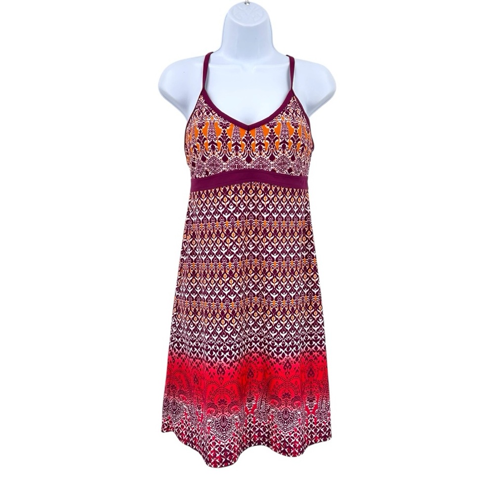 Athleta Shorebreak Swim Dress Grenadine Bombay Size Small